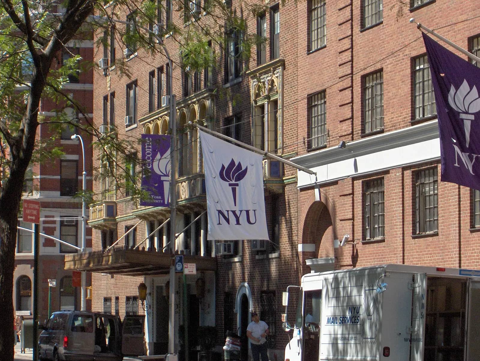 New York University campus — New York University Building, close to the Washington Square Park